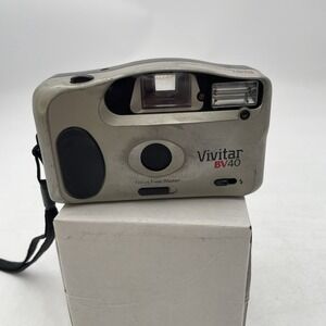 Vivitar Big View BV40 35mm Film Camera Point & Shoot Auto Focus - Working!